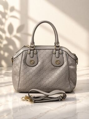 Authentic Gucci Guccissima Leather Bag Satchel Crossbody Luxury Handbag